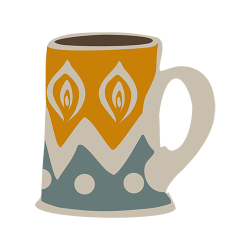 ceramic tea mug